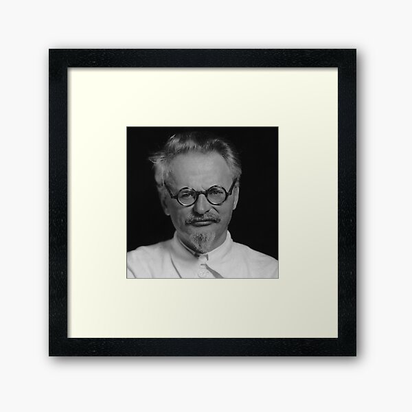 Lev Davidovich Bronstein, better known as Leon Trotsky, Revolutionary Framed Art Print