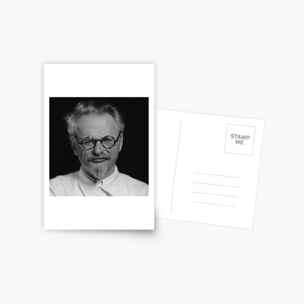 Lev Davidovich Bronstein, better known as Leon Trotsky, Revolutionary Postcard