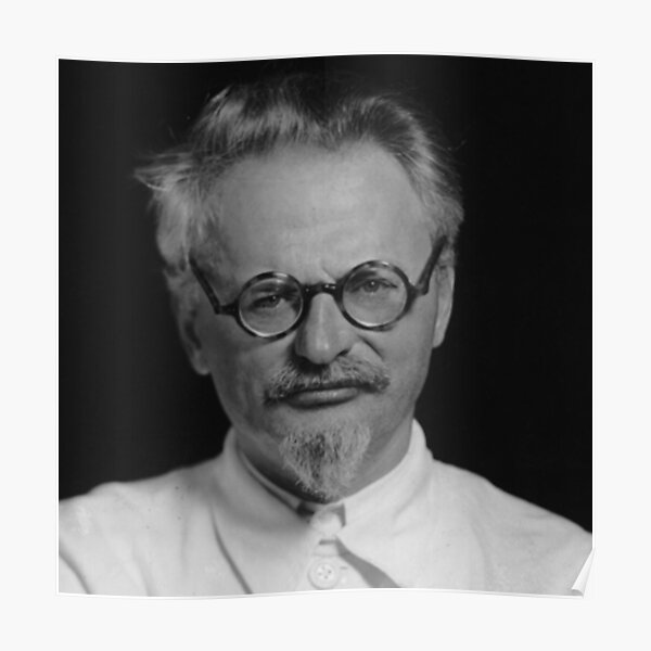 Lev Davidovich Bronstein, better known as Leon Trotsky, Revolutionary Poster