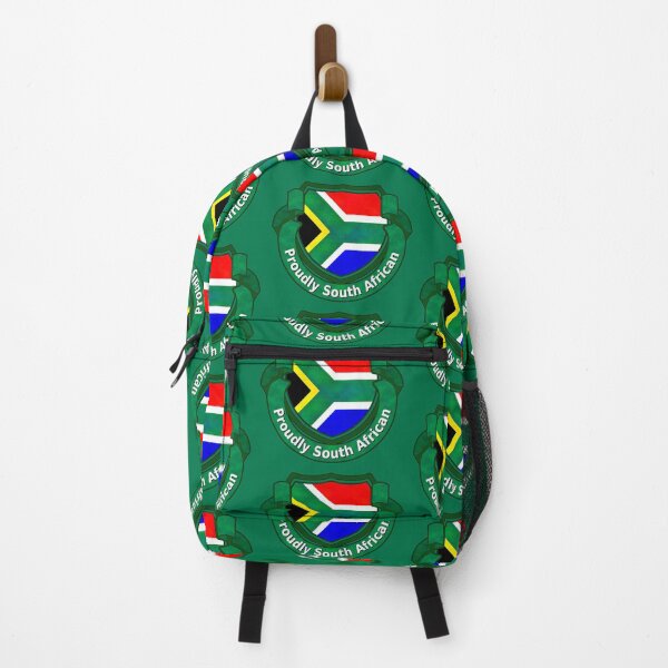 Item preview, PROUDLY SOUTH AFRICAN flag badge designed and sold by SolidEarthArt.