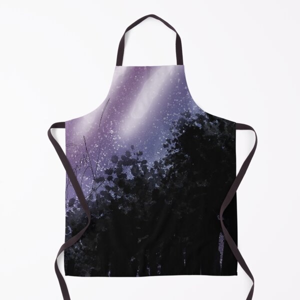 Item preview, Trees against the background of the galactic sky. Night landscape. ART Sonota Moriko designed and sold by SonoRiko.