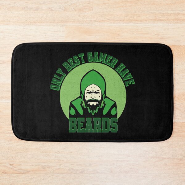 Item preview, Only best gamer have beards designed and sold by YAHIA-14.