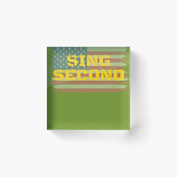 Item preview, Sing Second Sports Football United States Military Army designed and sold by BlessItAllTees.