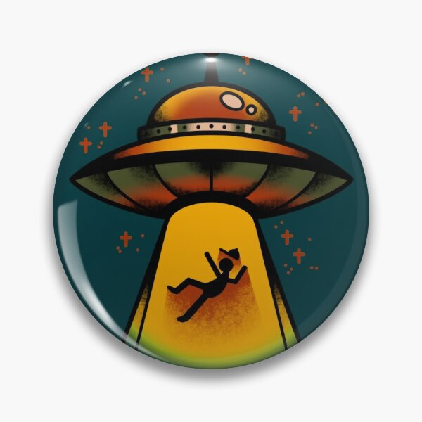 UFO Hippie Badge Alien Badge Space Badge Believe in Yourself