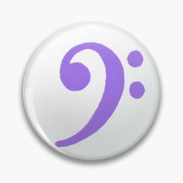 Item preview, Bass Clef Purple designed and sold by freshngroovy.