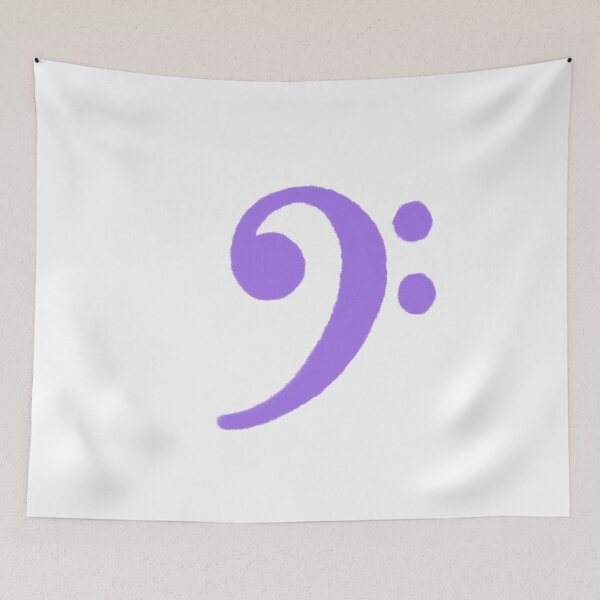 Item preview, Bass Clef Purple designed and sold by freshngroovy.