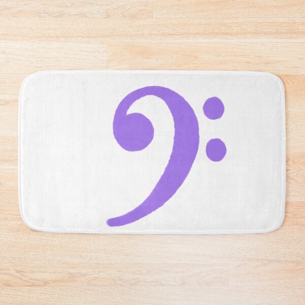 Item preview, Bass Clef Purple designed and sold by freshngroovy.