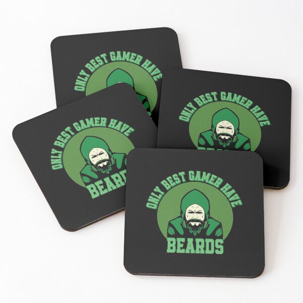 Item preview, Only best gamer have beards designed and sold by YAHIA-14.