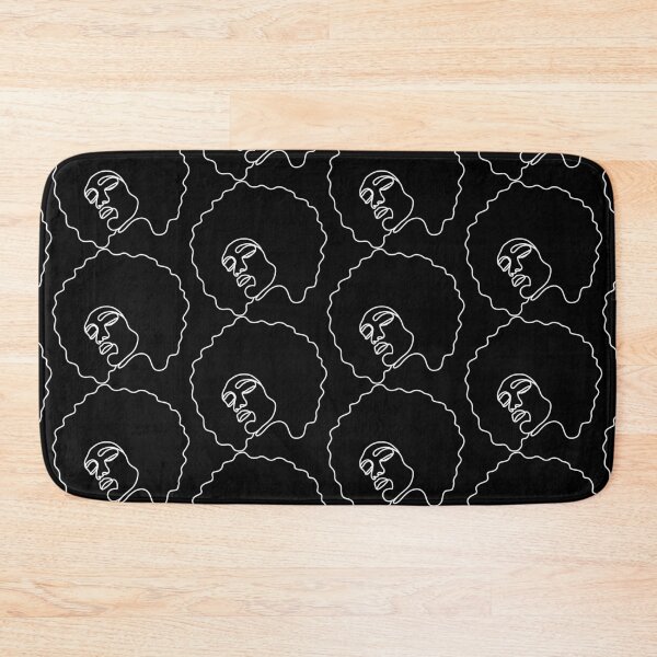 Item preview, Black woman afro one line art designed and sold by felinefeelings.