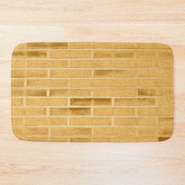 Item preview, brick wall golden pattern designed and sold by SulkaCreative.