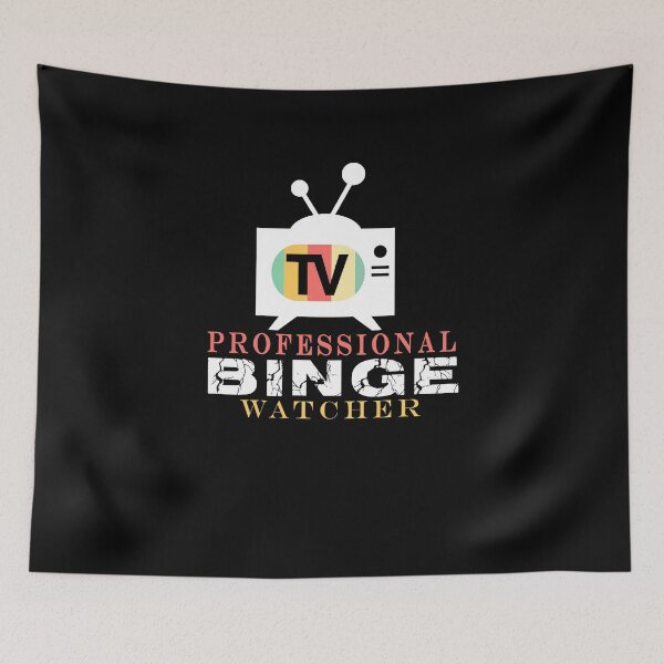 Item preview, professional binge watcher designed and sold by ishako online.