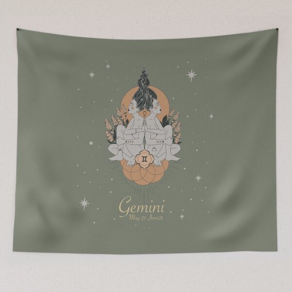 Item preview, Gemini goddess, gemini zodiac sign, gemini, gemini astrology designed and sold by Spirit-Art.