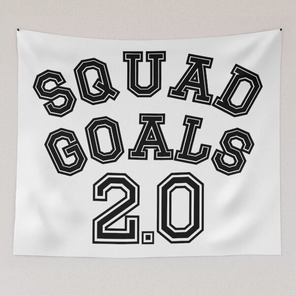 Item preview, Squad Goals Typography Design designed and sold by The Merch.