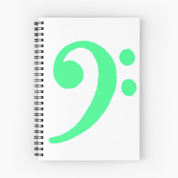 Item preview, Bass Clef Green designed and sold by freshngroovy.
