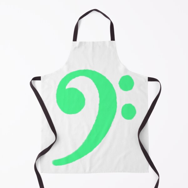 Item preview, Bass Clef Green designed and sold by freshngroovy.