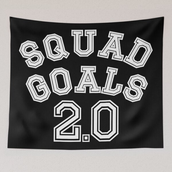 Item preview, Squad Goals Typography Design designed and sold by The Merch.