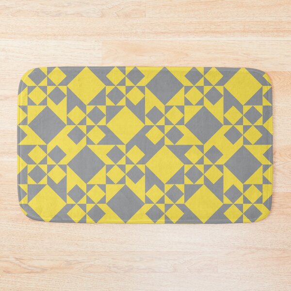 Item preview, Simple pattern with geometric elements in yellow and gray designed and sold by acidmit.