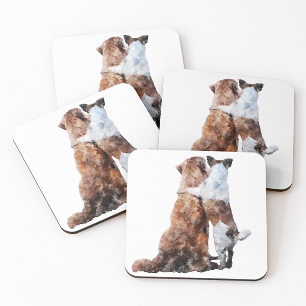 Item preview, Best Friends Unique Watercolor Print Graphic designed and sold by DSArtGoods.
