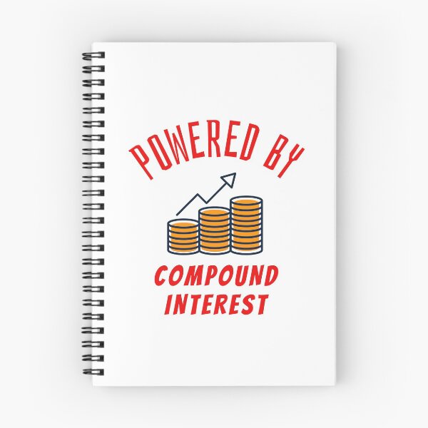 Item preview, POWERED BY COMPOUND INTEREST designed and sold by Awesome &  Affordable.