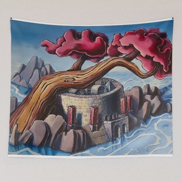 Item preview, Walled Island (Shiny Happy 2020 Remix) designed and sold by Byron McBride.