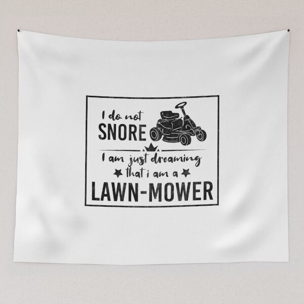 Item preview, Snoring sleepyhead lawnmower just dreaming designed and sold by lsvds.