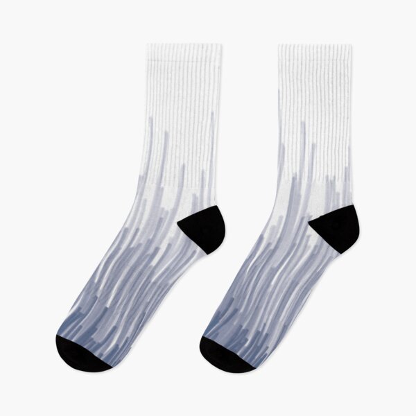 Item preview, Abstract Random Horizontal Lines in Blue and White Tones designed and sold by hobrath.