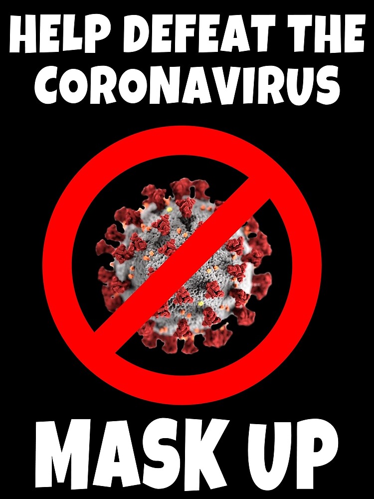 Defeat the Coronavirus Message by mikepil