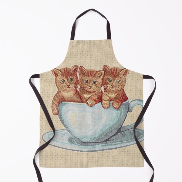Aperçu de l'œuvre Tissu de décoration Panneau Gobelin Chat - beige créée et vendue par jwebmarket.
