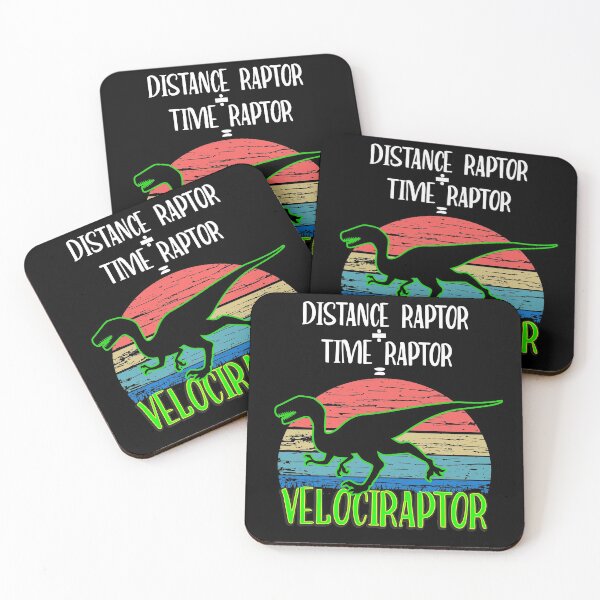 Item preview, Velociraptor funny equation Dinosaurs Lovers Gifts designed and sold by Nzgiftsandmore.