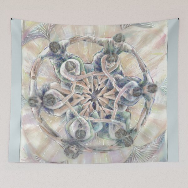 Item preview, Network (Humandala) designed and sold by ecoartopia.