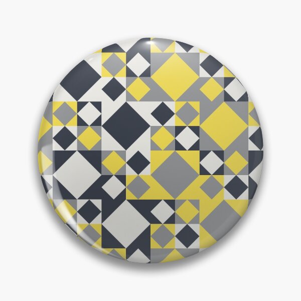 Item preview, Simple ornament with geometric elements in yellow and gray color palette variations designed and sold by acidmit.