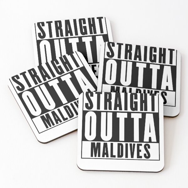 Item preview, Straight Outta Maldives designed and sold by RandomStuffShop.
