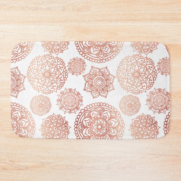 Item preview, Rose Gold Pink Mandala Pattern designed and sold by Julie Erin Designs.