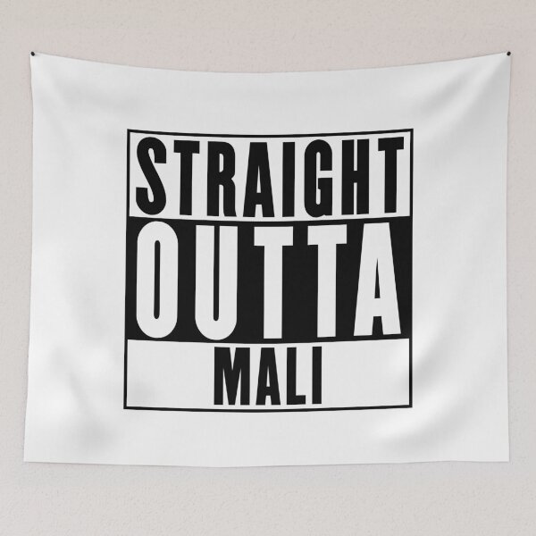 Item preview, Straight Outta Mali designed and sold by RandomStuffShop.