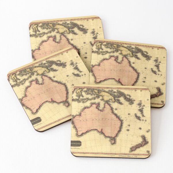 Item preview, Map of Australia (1818) designed and sold by allhistory.