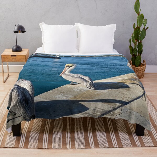 Item preview, Young Pelicans Overlooking Jetty designed and sold by JDMHoney.