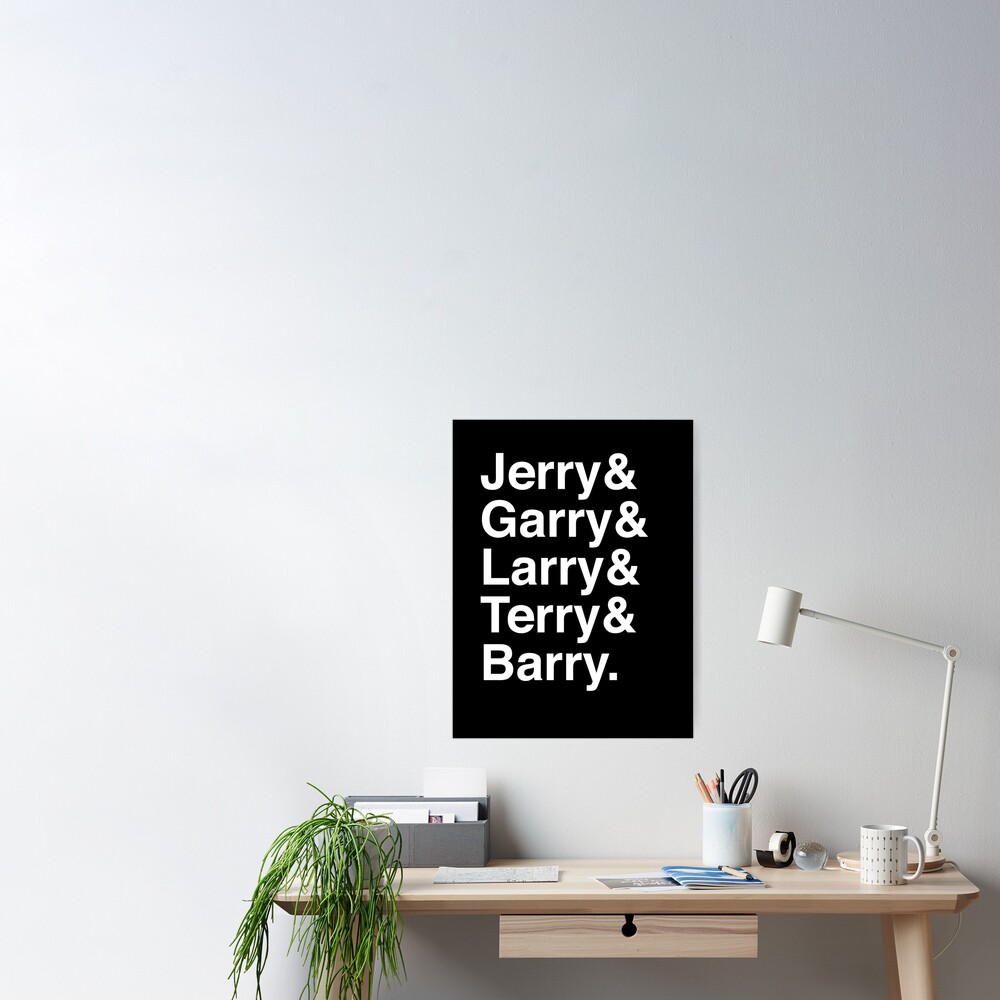 gary larry jerry parks and rec sticker
