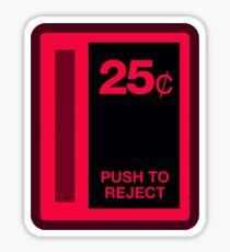 Arcade Coin Slot Sticker