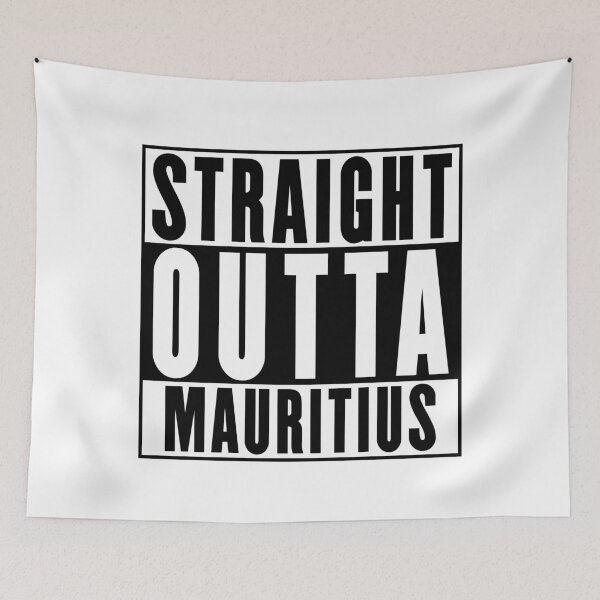 Item preview, Straight Outta Mauritius designed and sold by RandomStuffShop.