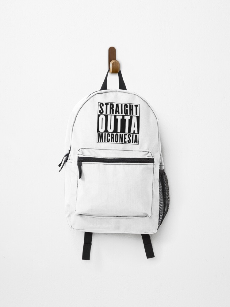 Thumbnail 1 of 3, Backpack, Straight Outta Micronesia designed and sold by RandomStuffShop.