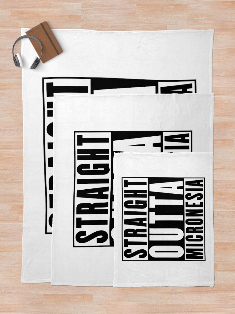 Imagen 5 de 6, Manta con la obra Directamente de Micronesia, diseñada y vendida por RandomStuffShop.