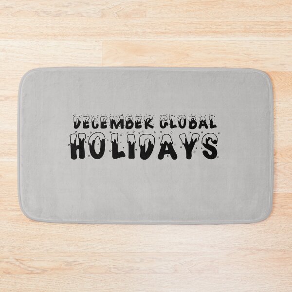 Item preview, December Global Holidays Gray  designed and sold by DamaliePierre.
