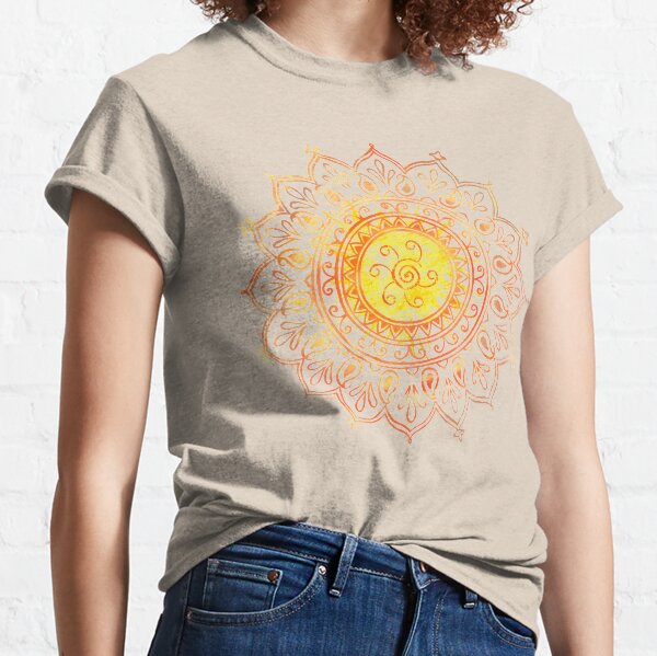 Decorative Indian Sun Classic T-Shirt