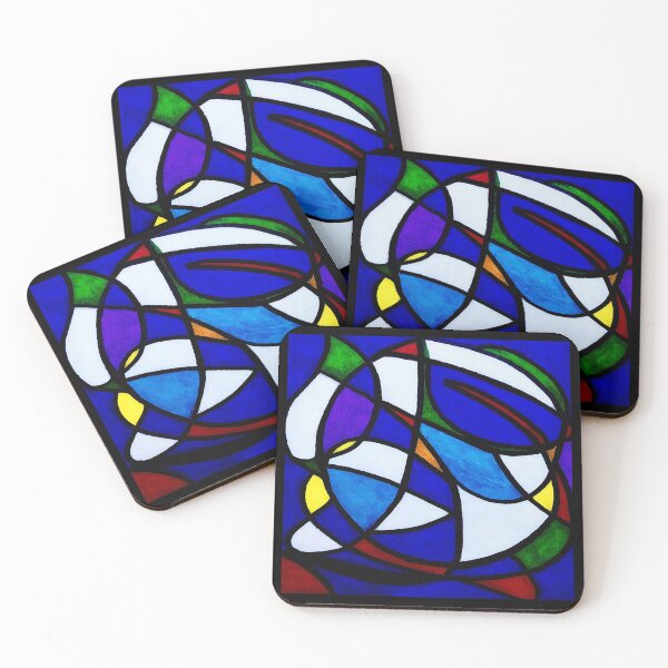 Item preview, Abstract Blue And White  designed and sold by Mark Jesus-Allen.