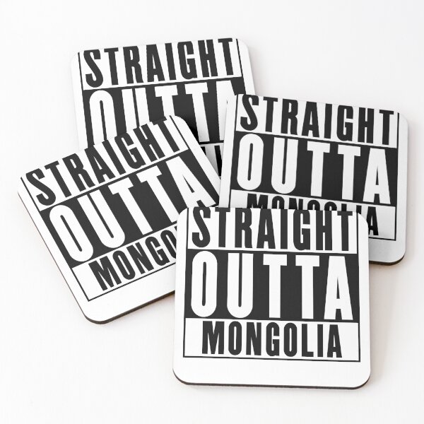 Item preview, Straight Outta Mongolia designed and sold by RandomStuffShop.