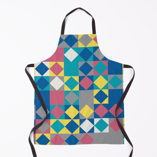 Item preview, Abstract mosaic with geometric elements in random yellow and gray color palette variation designed and sold by acidmit.