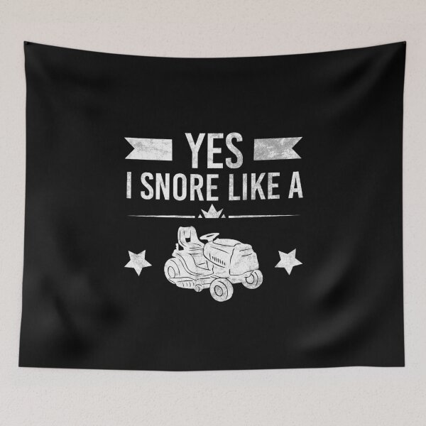 Item preview, Snore like a lawnmower sleepyhead designed and sold by lsvds.