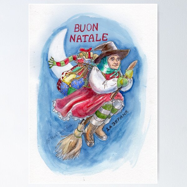 Italian Befana Stickers for Sale