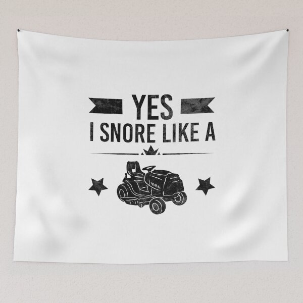 Item preview, Snore like a lawnmower sleepyhead designed and sold by lsvds.