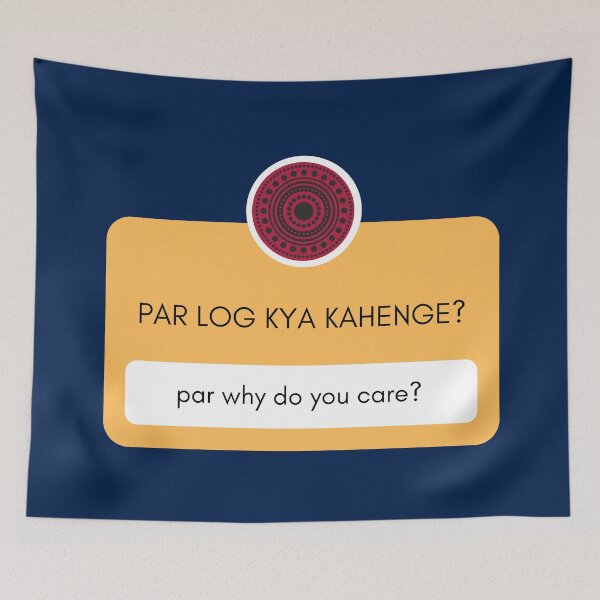 Item preview, PAR LOG KYA KAHENGE - PAR WHY DO YOU CARE? designed and sold by BrownGirlMantra.